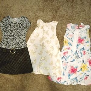 3 Dresses Sizes 5T-6X